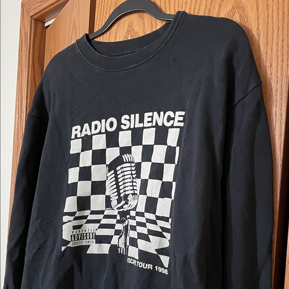 Radio Silence Black Sweatshirt - Picture 3 of 13